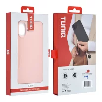   TUNIQ premium liquid szilikon - iPhone 16 Plus tok - rózsaszín