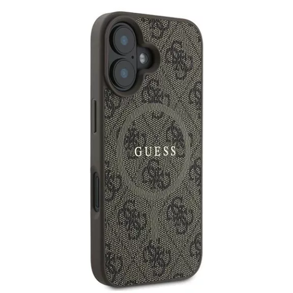 Guess 4G ring metal logo MagSafe - iPhone 16 Plus tok - barna  