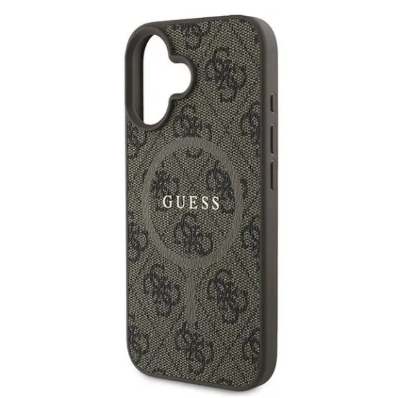 Guess 4G ring metal logo MagSafe - iPhone 16 Plus tok - barna  