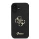 Guess fixed glitter 4G metal logo - iPhone 16 Plus tok - fekete