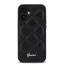 Guess Leather Quilted - iPhone 16 Plus tok - Fekete