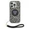 Guess Leopard Triangle Logo Strap MagSafe - iPhone 16 Pro Max - Barna 