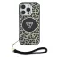 Guess Leopard Triangle Logo Strap MagSafe - iPhone 16 Pro Max - Barna 