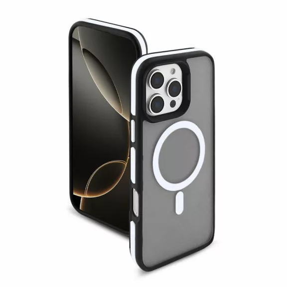MAGARMOR MagSafe szilikon tok - iPhone 16 Pro Max - Fehér