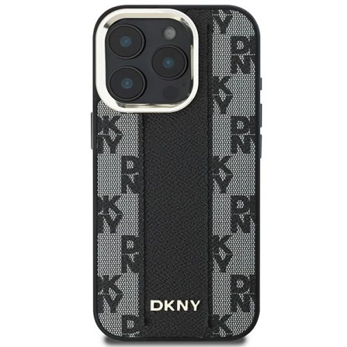 DKNY Checkered Pattern MagSafe - iPhone 16 Pro Max tok - Fekete