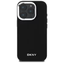   DKNY plain silver logo MagSafe - iPhone 16 Pro Max tok - fekete