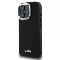   DKNY plain silver logo MagSafe - iPhone 16 Pro Max tok - fekete