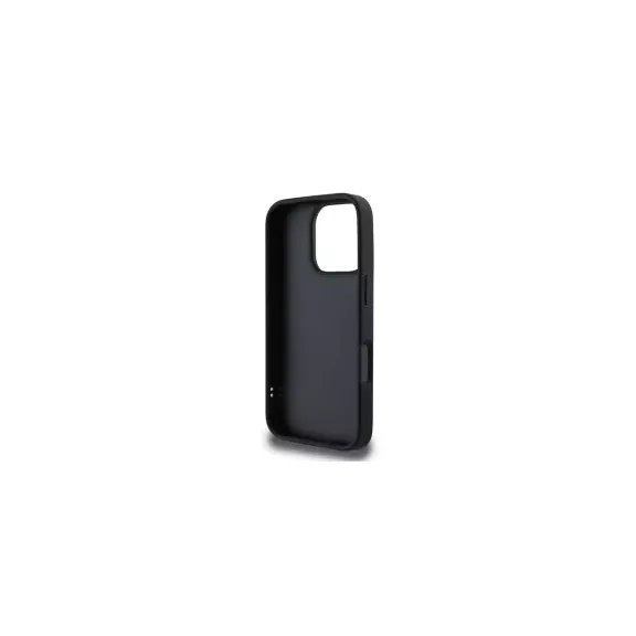 Karl Lagerfeld 3D rubber ikonik iPhone 16 Pro Max tok - fekete