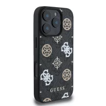 Guess 4G peony MagSafe - iPhone 16 Pro Max tok - fekete