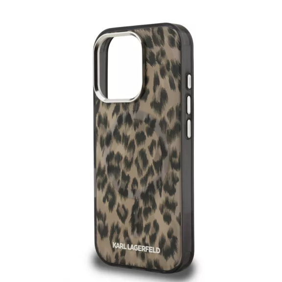 Karl Lagerfeld Leopard MagSafe - iPhone 16 Pro Max tok - Barna