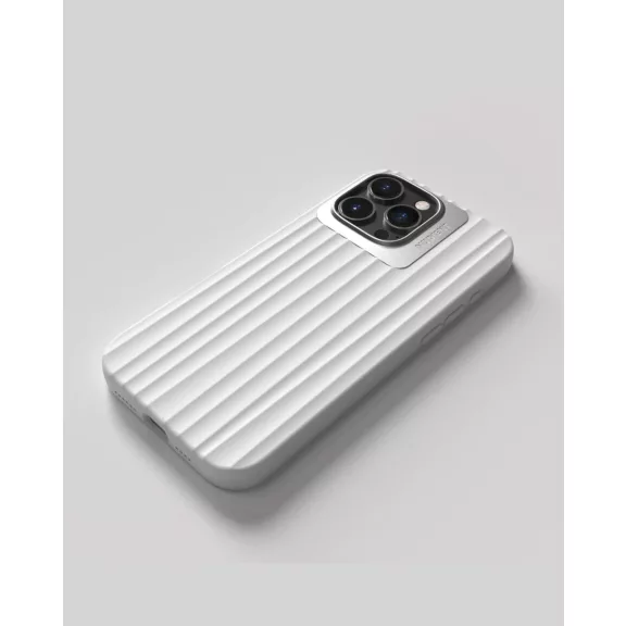 NUDIENT Bold Case - iPhone 16 Pro Max tok - Fehér