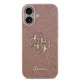 Guess Fixed Glitter 4G Metal Logo - iPhone 17 tok - Rózsaszín