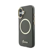 Guess Script Metal MagSafe - iPhone 17 - Fekete