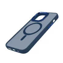 MAGMAT MagSafe szilikon tok - iPhone 17 Pro - Kék