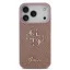 Guess Fixed Glitter 4G Metal Logo - iPhone 17 Pro tok - Rózsaszín