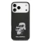 Karl Lagerfeld Aquarelle Karl and Choupette - iPhone 17 Pro tok - Fekete