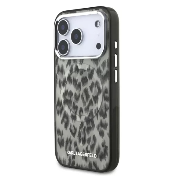Karl Lagerfeld Leopard MagSafe - iPhone 17 Pro tok - Barna 