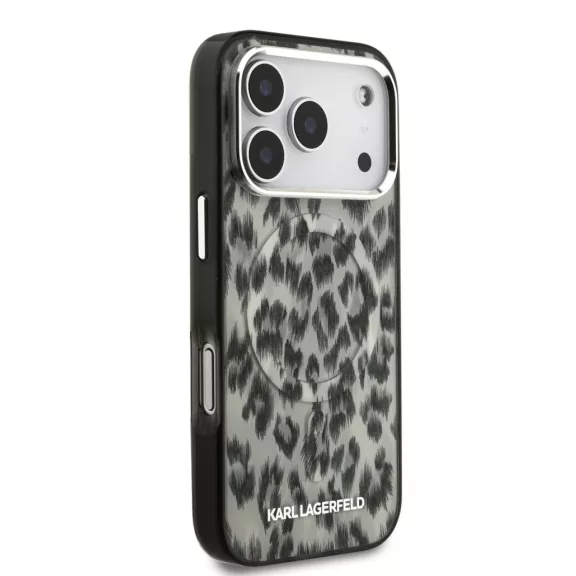 Karl Lagerfeld Leopard MagSafe - iPhone 17 Pro tok - Barna 