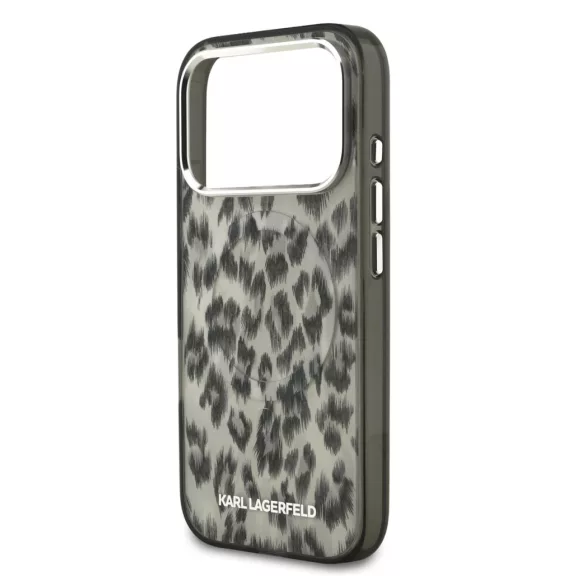 Karl Lagerfeld Leopard MagSafe - iPhone 17 Pro tok - Barna 