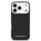 Karl Lagerfeld Grained Repeated Logo MagSafe - iPhone 17 Pro tok - Fekete