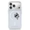 Karl Lagerfeld Choupette Peekaboo MagSafe - iPhone 17 Pro tok - Átlátszó