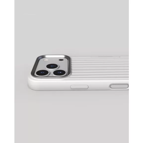 NUDIENT Bold Case - iPhone 17 Pro tok - Fehér