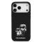 Karl Lagerfeld Liquid Silicone Sketch MagSafe - iPhone 17 Pro Max tok - Fekete
