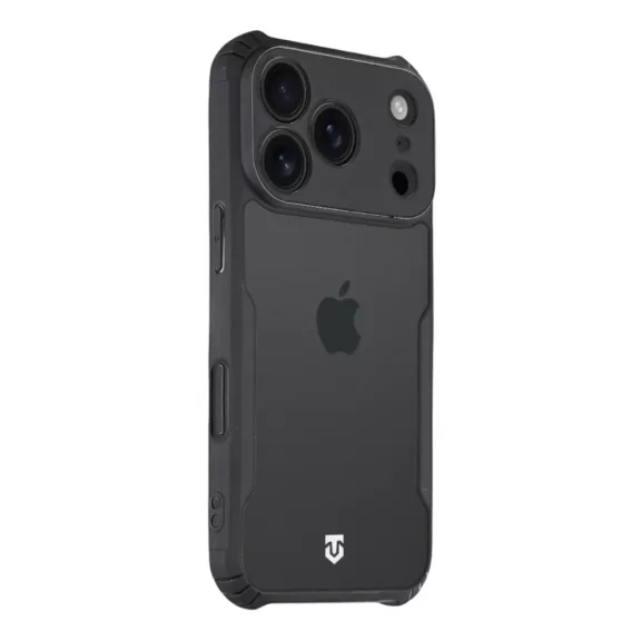 Tactical Quantum stealth - iPhone 17 Pro Max tok - fekete/átlátszó