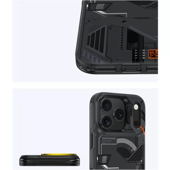Benks Dynamic Magnetic Mecha Case iPhone 17 Pro Max tok fekete