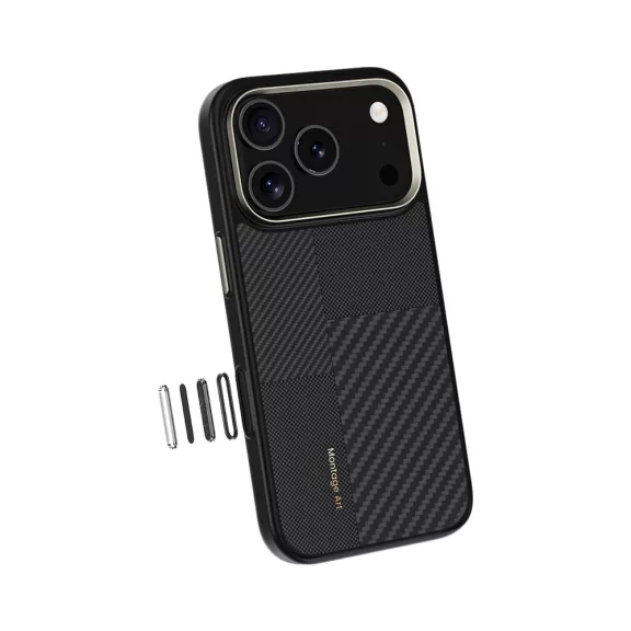 Benks Armor Pro Montage 600D Kevlar MagSafe iPhone 17 Pro Max tok fekete