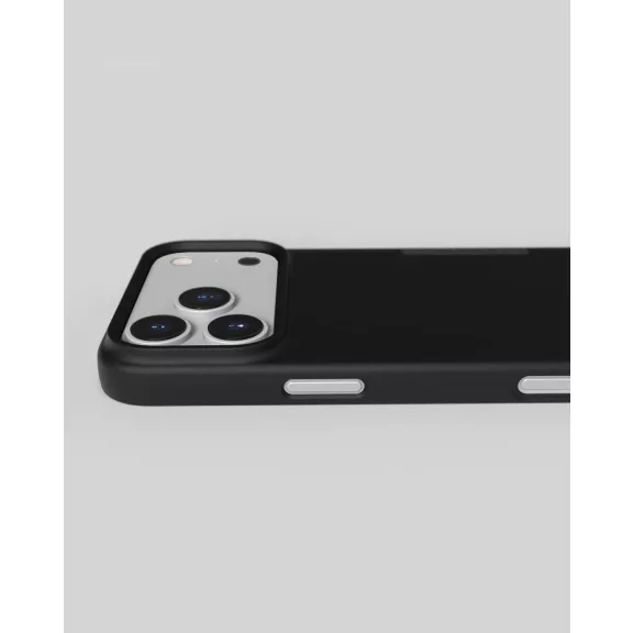 NUDIENT Thin Case - iPhone 18 / 17 Pro Max tok - Fekete