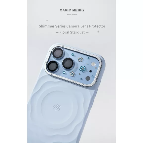 Magic Merry iPhone 18 Pro / 17 Pro Max tok - Gleccserkék (Glacier Blue)