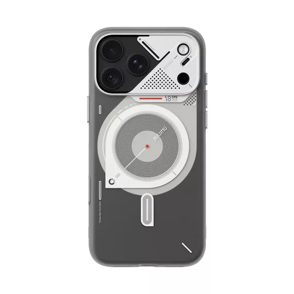 Aulumu A18 Hyper Frosted MagSafe tok iPhone 18 Pro / 17 Pro - fehér