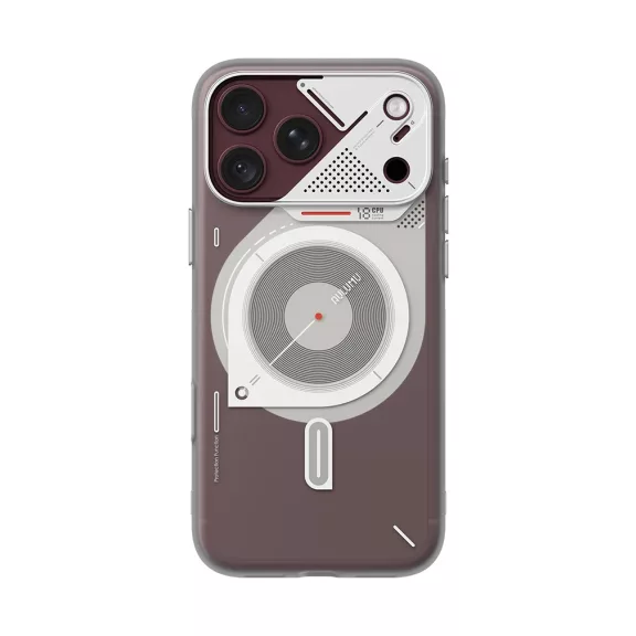 Aulumu A18 Hyper Frosted MagSafe tok iPhone 18 Pro / 17 Pro - fehér