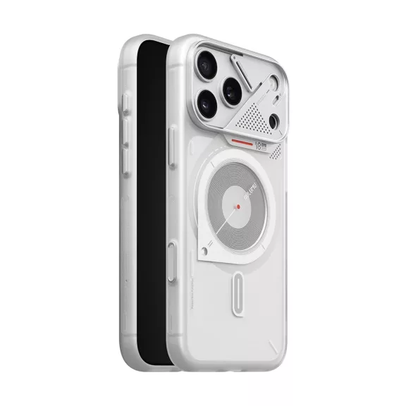 Aulumu A18 Hyper Frosted MagSafe tok iPhone 18 Pro / 17 Pro - fehér