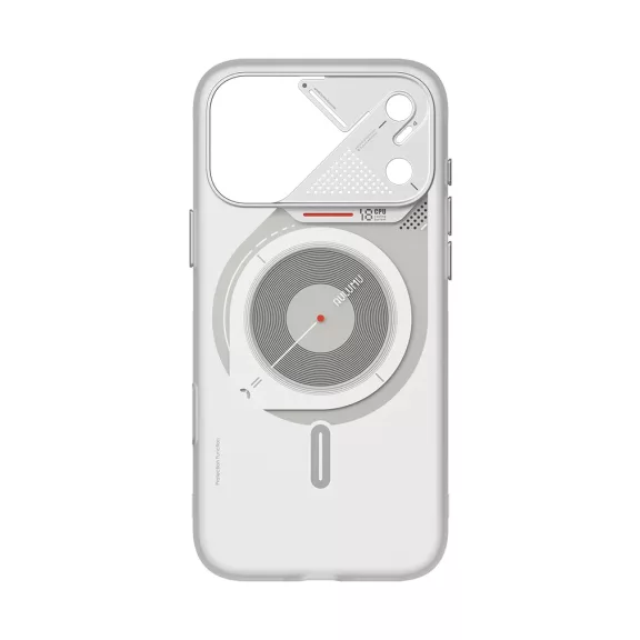 Aulumu A18 FHyper rosted MagSafe tok iPhone 18 Pro Max / 17 Pro Max - fehér