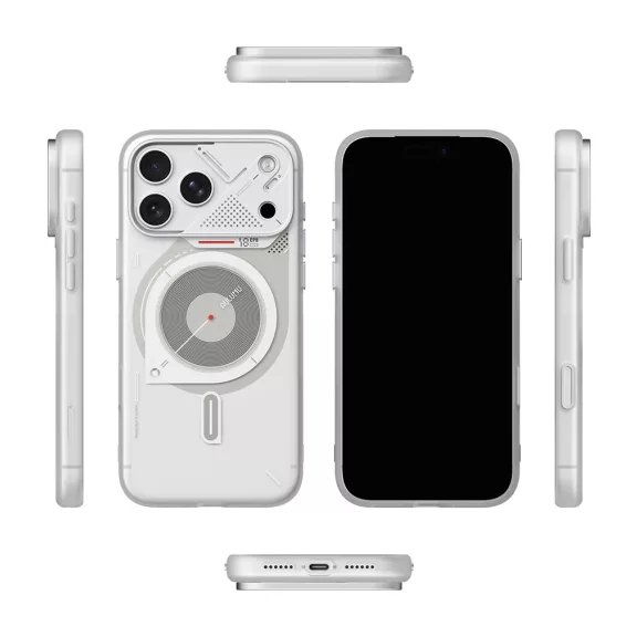 Aulumu A18 FHyper rosted MagSafe tok iPhone 18 Pro Max / 17 Pro Max - fehér