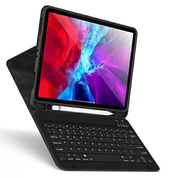 Usams Winro Keyboard - Apple iPad Air 10.9" tok - fekete - billentyűzettel