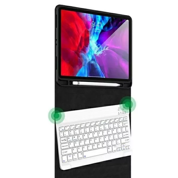 Usams Winro Keyboard - Apple iPad Air 10.9" tok - fekete - billentyűzettel