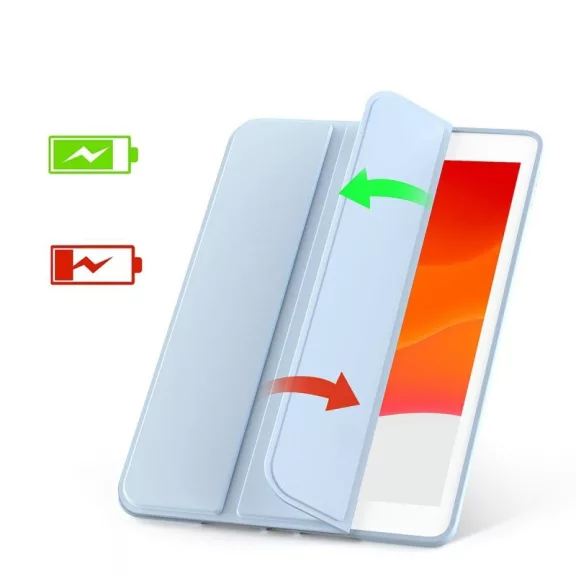 iPad Classic tok fedlappal – 7/8/9 10.2" – kék