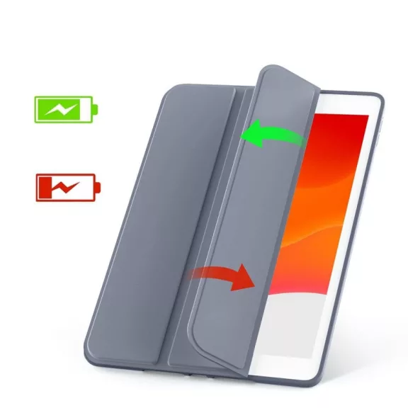 iPad Classic tok fedlappal – 7/8/9 10.2" – levendula