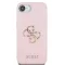 Guess Grained 4G Metal Logo - iPhone 16e / 17e tok - Rózsaszín
