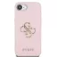 Guess Grained 4G Metal Logo - iPhone 16e / 17e tok - Rózsaszín