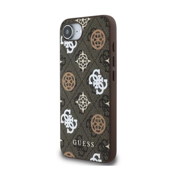 Guess 4G Peony MagSafe - iPhone 16e / 17e tok - Barna