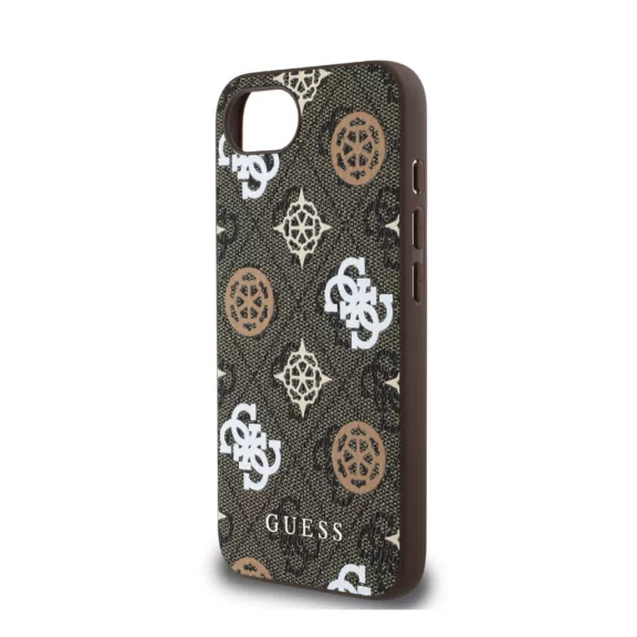Guess 4G Peony MagSafe - iPhone 16e / 17e tok - Barna