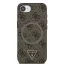 Guess 4G Strass Triangle Metal Logo - iPhone 16e / 17e tok - Barna