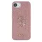 Guess Fixed Glitter 4G Metal Logo - iPhone 16e / 17e tok - Rózsaszín