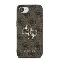 Guess 4G Metal Logo - iPhone 16e / 17e tok - Barna