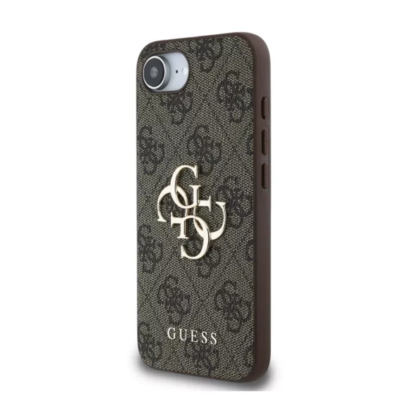 Guess 4G Metal Logo - iPhone 16e / 17e tok - Barna