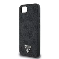   Guess 4G Strass Triangle Metal Logo - iPhone 16e / 17e tok - Fekete